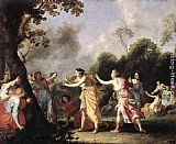 Dirck Paintings - Blind Man's Buff by Dirck van der Lisse